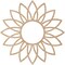Ekena Millwork Daisy Wood Fretwork Pierced Ceiling Medallion, Alder, 34"OD x 11 7/8"ID x 1/4"T CMWP34X34X0250DAAL - alternate 2
